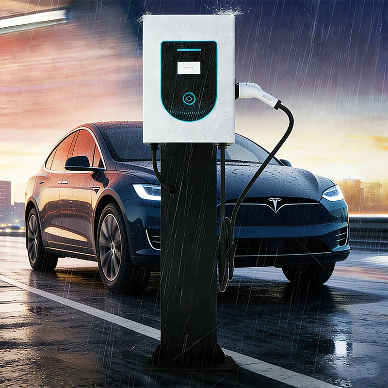 Cargador de EV DC de 40 kW para BYD Sealion GB/T Cargador de EV de CC de 40 kW montado en la pared para cargar en casa CCS1 Precio del cargador CCS2 cable de 5 mts