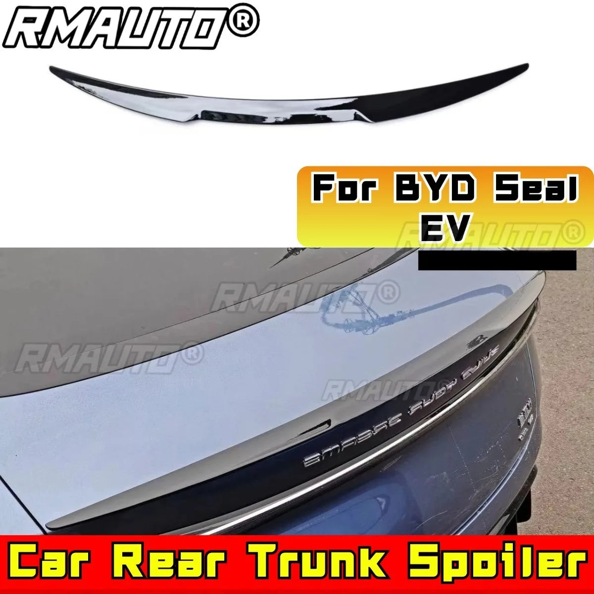 Alerón trasero del coche, ala del maletero, alerón del maletero, kit de carrocería del ala para BYD Seal EV, alerón del maletero trasero, accesorios para el coche