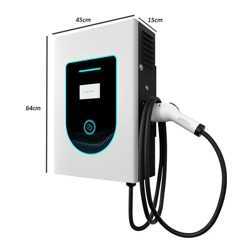 Cargador de EV DC de 40 kW para BYD Sealion GB/T Cargador de EV de CC de 40 kW montado en la pared para cargar en casa CCS1 Precio del cargador CCS2 cable de 5 mts